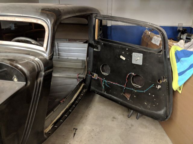 1933 Black Ford Model A Cab & Chassis