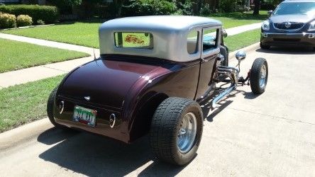 1931 Black Cherry Ford Model A Coupe