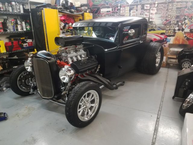1931 Black Ford Model A Coupe
