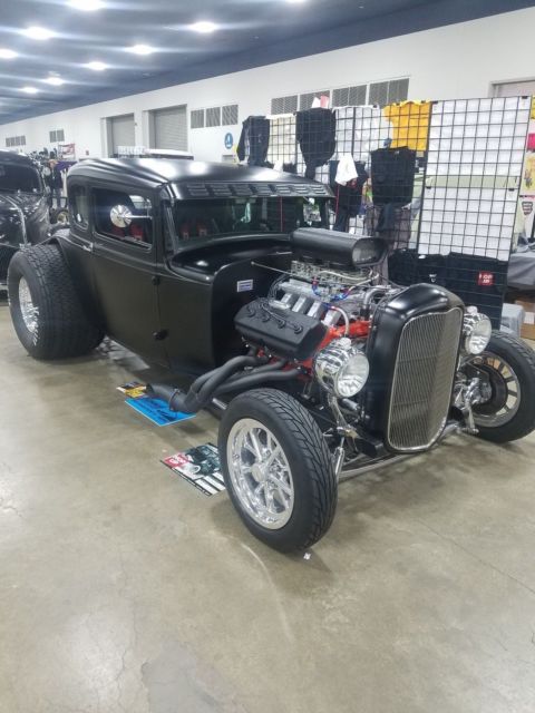 1931 Black Ford Model A Coupe