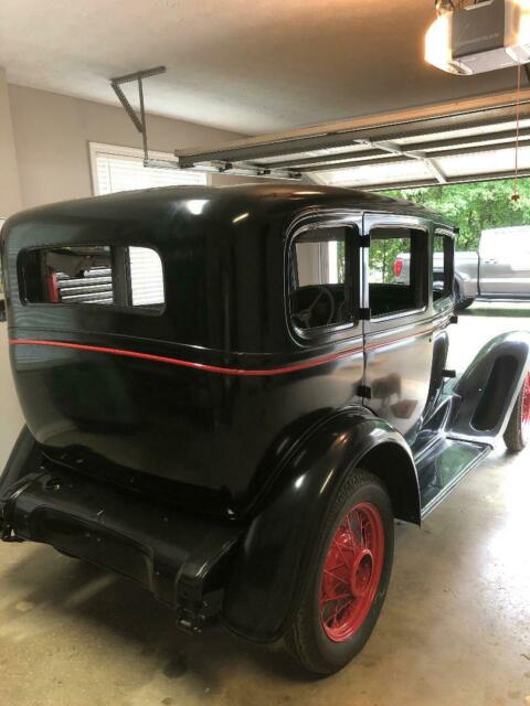 1931 Black Chevrolet AE Independent Delux Sedan Sedan