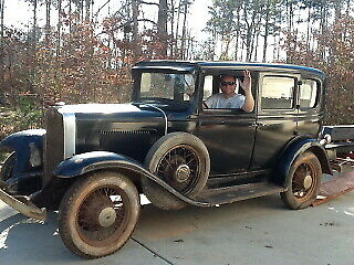 1931 Black Chevrolet AE Independent Delux Sedan Sedan