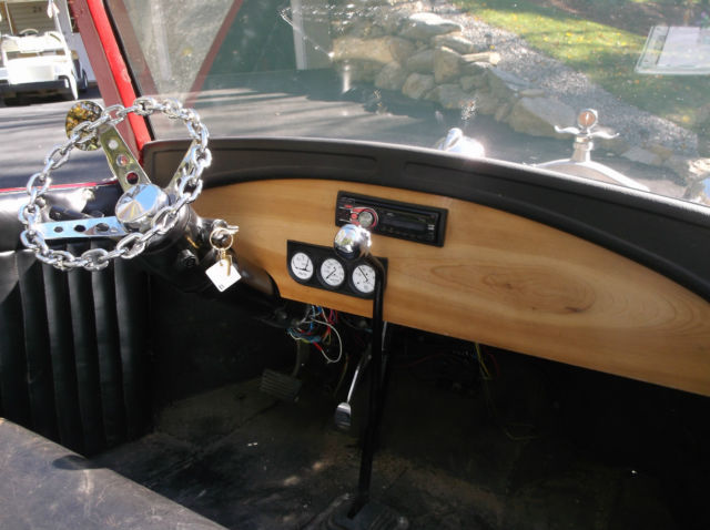 1931 Burgundy Ford Model A Convertible