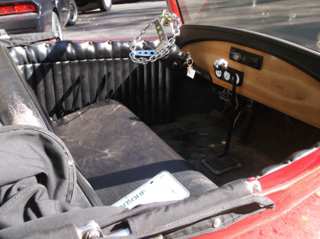 1931 Burgundy Ford Model A Convertible