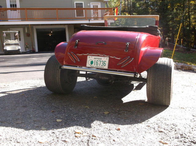 1931 Burgundy Ford Model A Convertible
