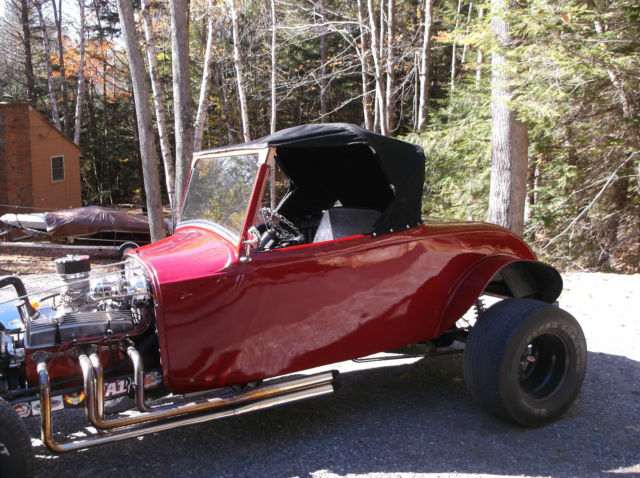 1931 Burgundy Ford Model A Convertible