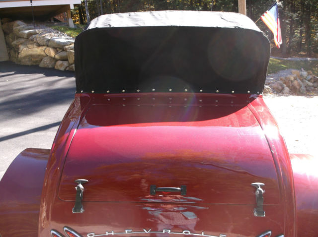1931 Burgundy Ford Model A Convertible