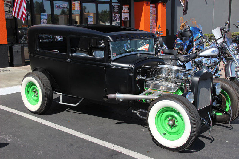 1931 flat black Ford Model A