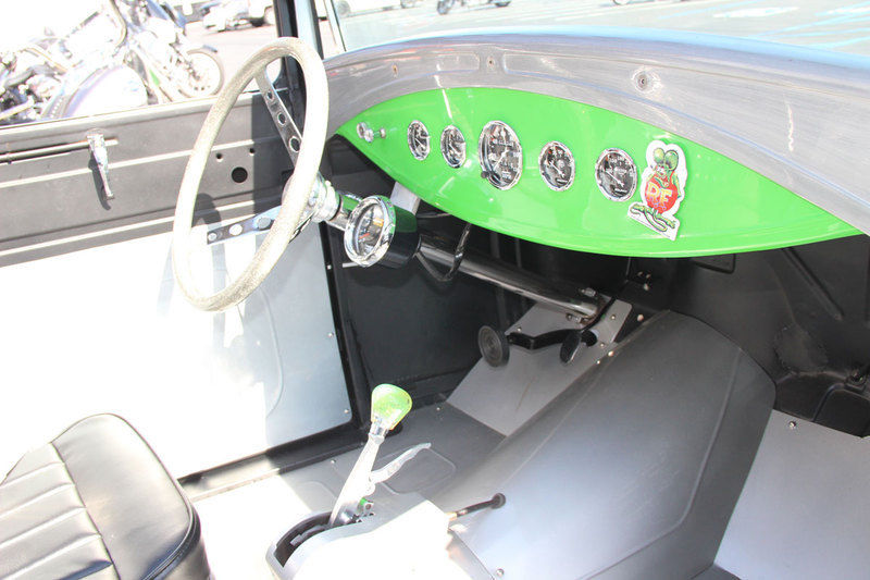 1931 flat black Ford Model A