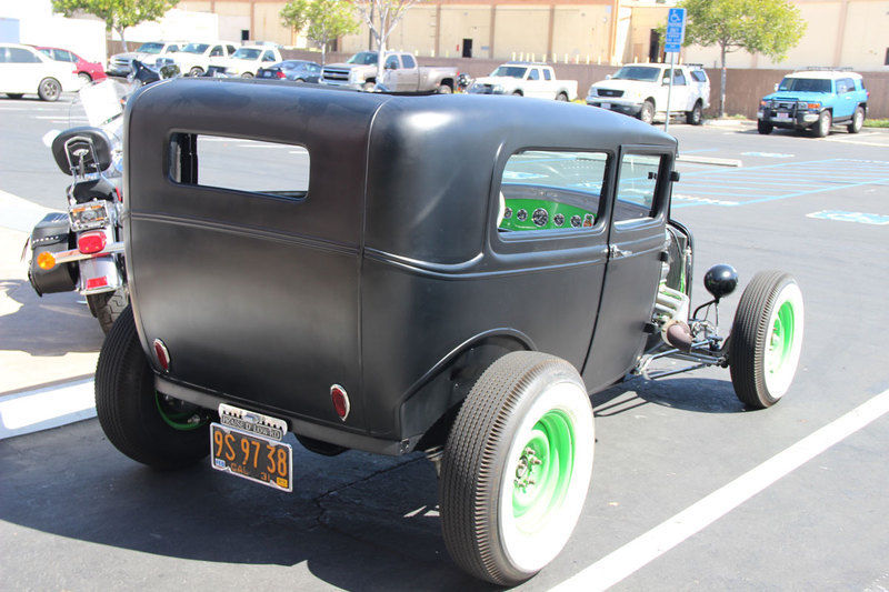 1931 flat black Ford Model A