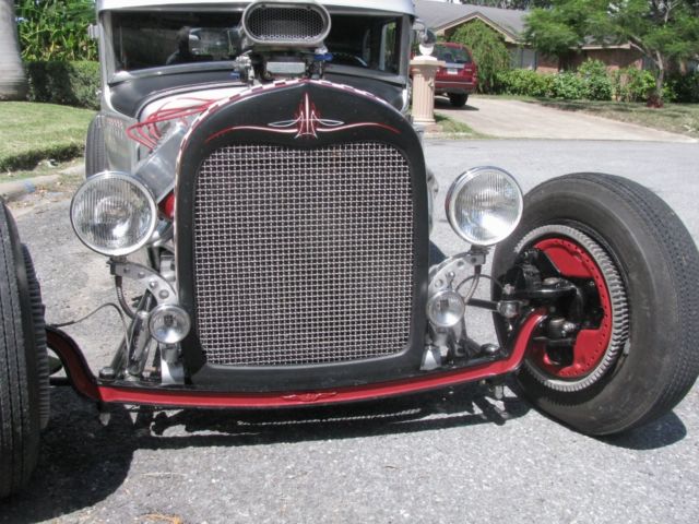 1931 Black Ford Model A Sedan