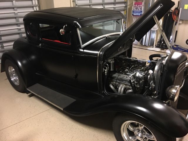 1931 Black Ford Model A Coupe
