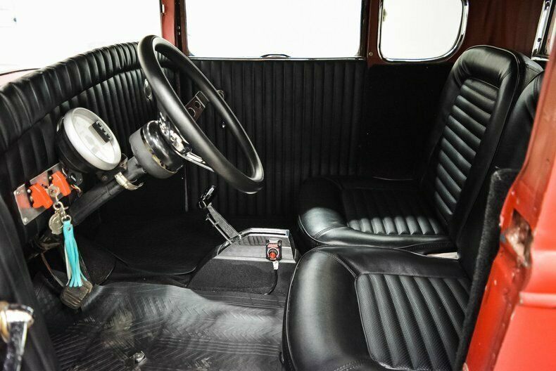 1931 Red Ford 5-window Coupe Coupe