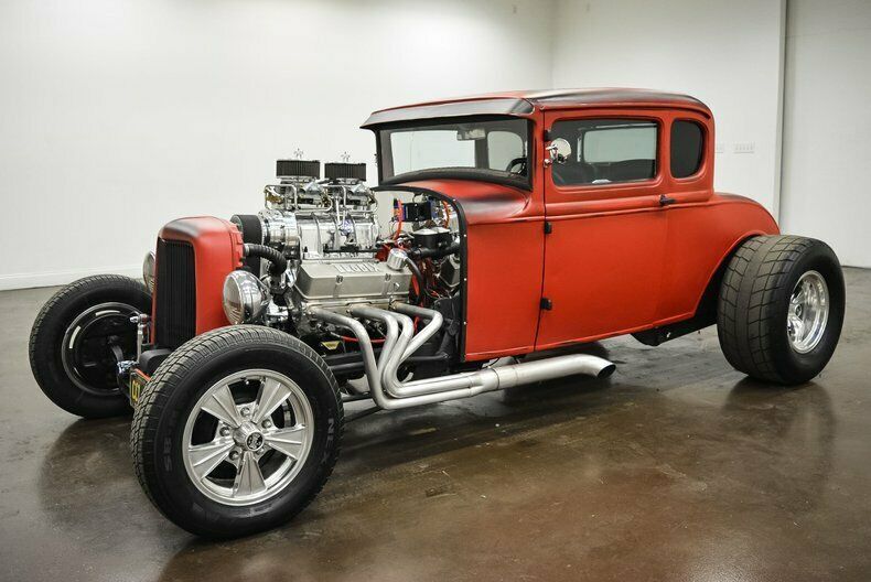 1931 Red Ford 5-window Coupe Coupe