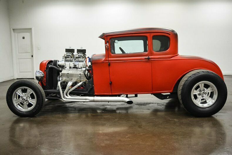 1931 Red Ford 5-window Coupe Coupe