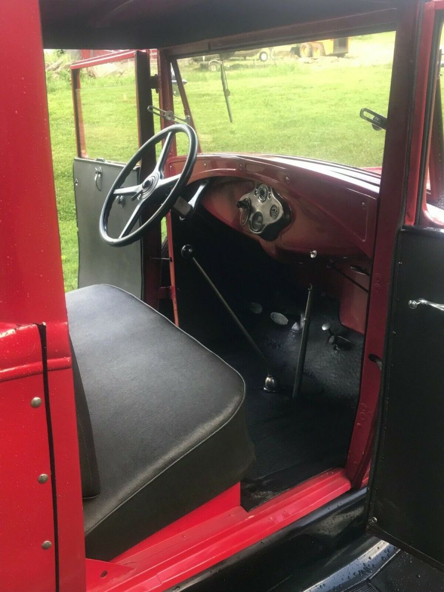 1931 Red Ford Model A 66A Deluxe Pickup