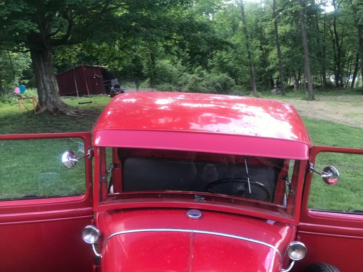 1931 Red Ford Model A 66A Deluxe Pickup