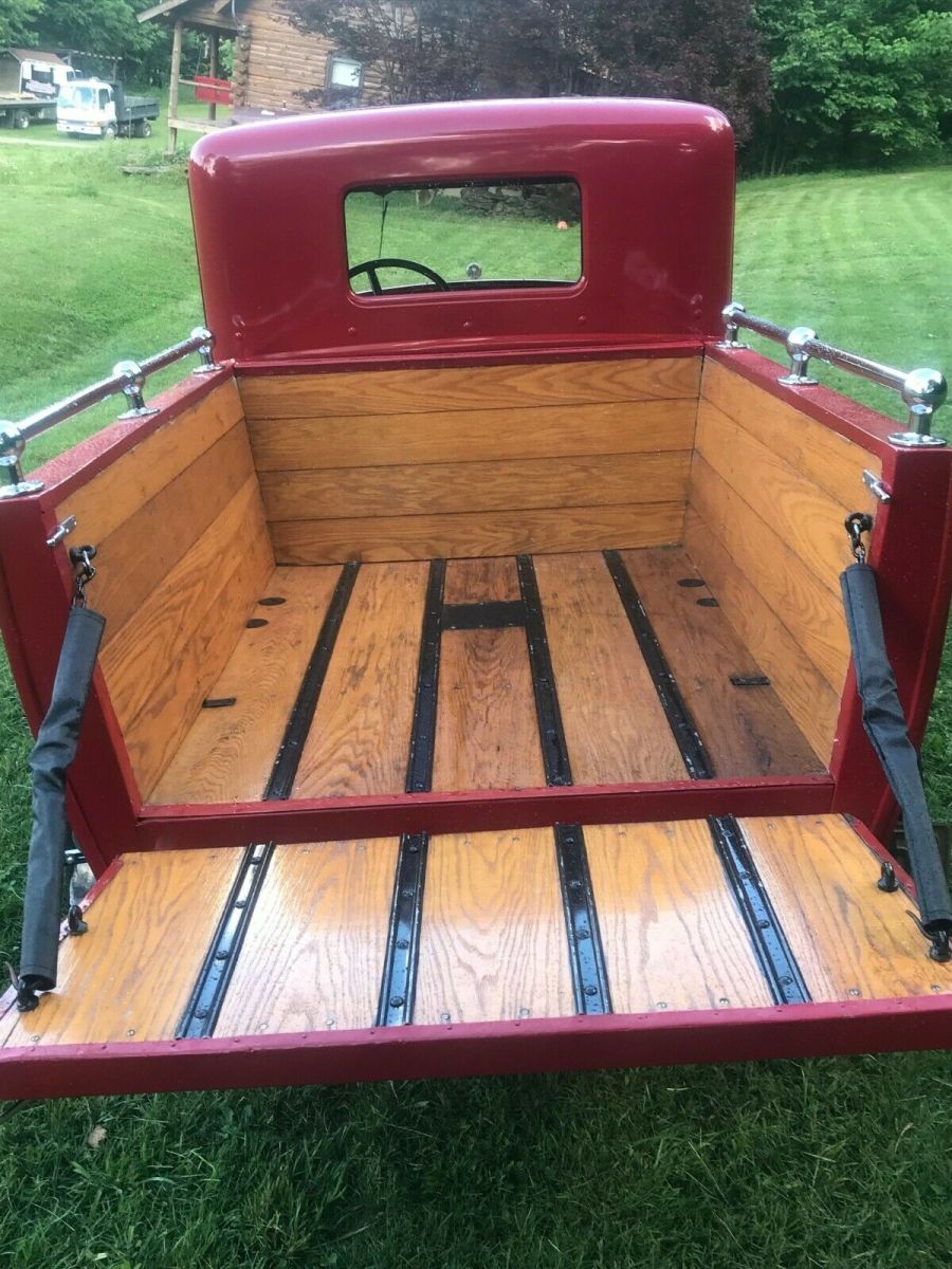 1931 Red Ford Model A 66A Deluxe Pickup