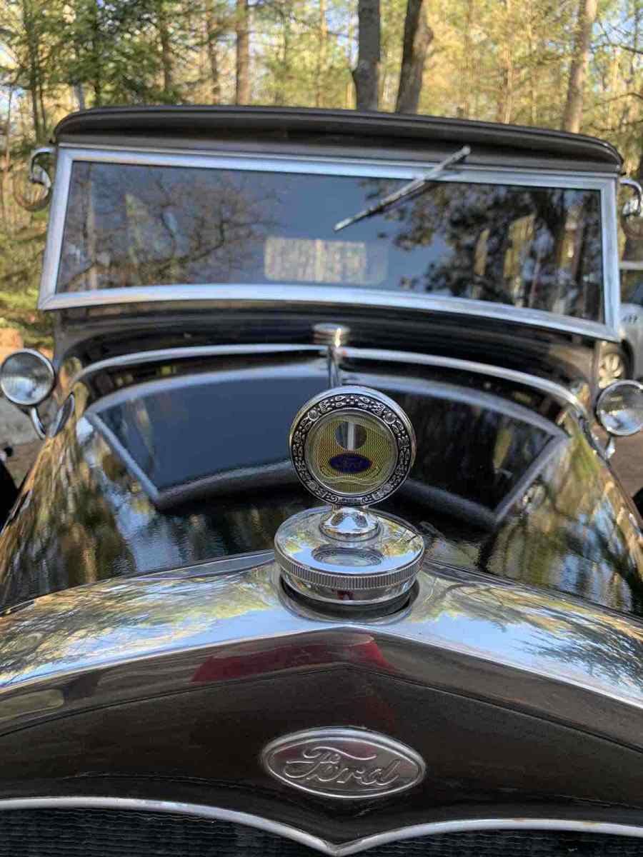 1931 Black Ford A 4 Door Sedan