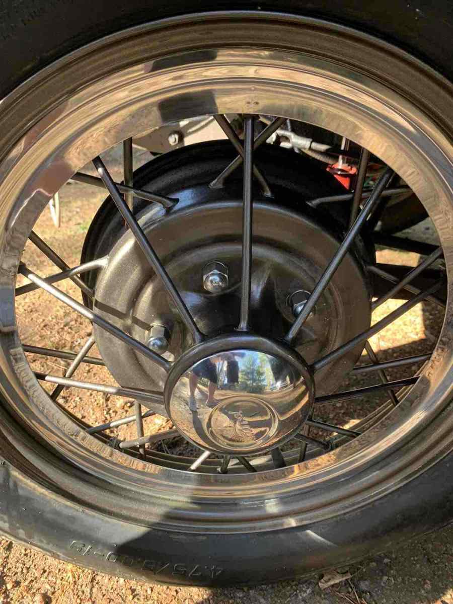 1931 Black Ford A 4 Door Sedan