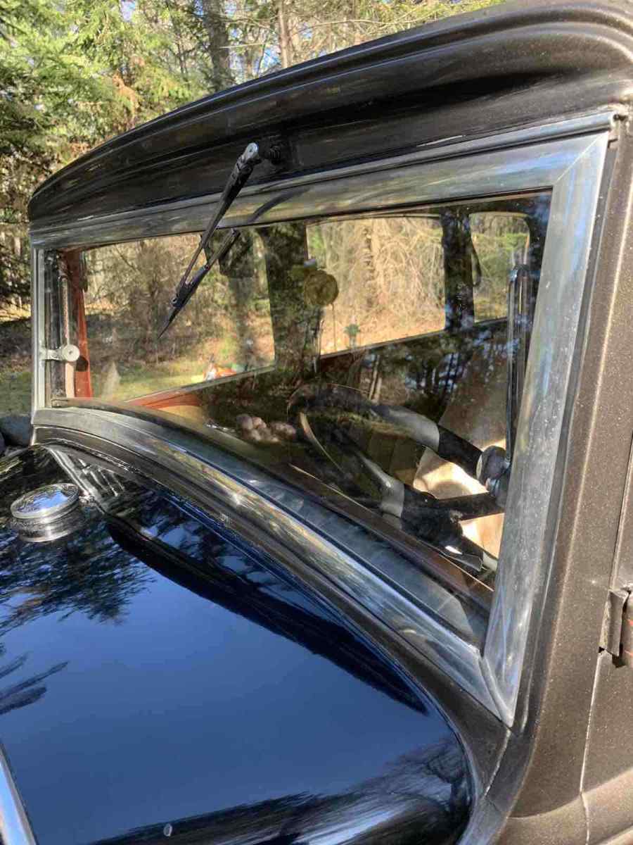 1931 Black Ford A 4 Door Sedan