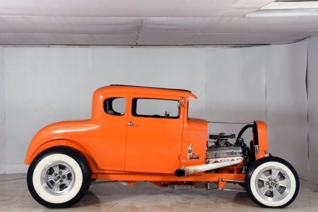 1931 Orange Ford A Street Rod Coupe