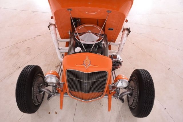 1931 Orange Ford A Street Rod Coupe