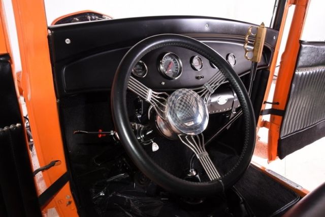 1931 Orange Ford A Street Rod Coupe
