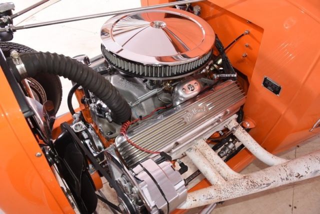 1931 Orange Ford A Street Rod Coupe