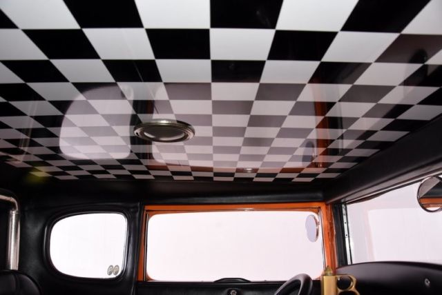 1931 Orange Ford A Street Rod Coupe