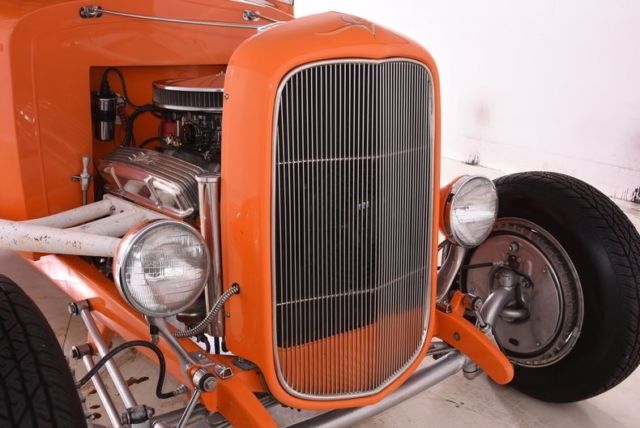 1931 Orange Ford A Street Rod Coupe
