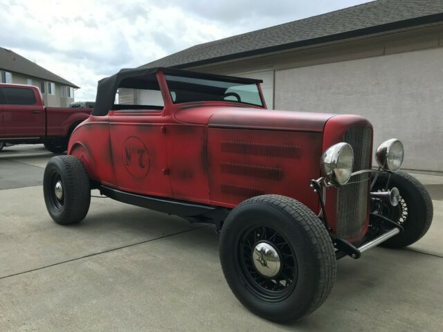 1931 Red Ford Model A Coupe