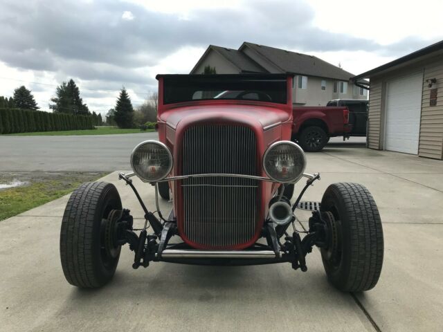 1931 Red Ford Model A Coupe