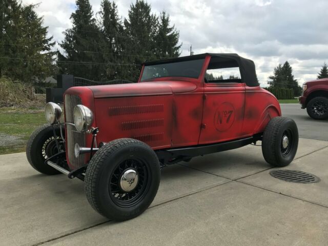 1931 Red Ford Model A Coupe