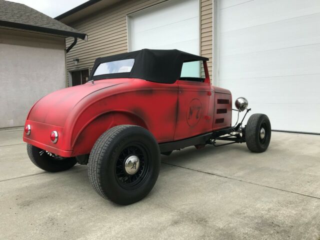 1931 Red Ford Model A Coupe