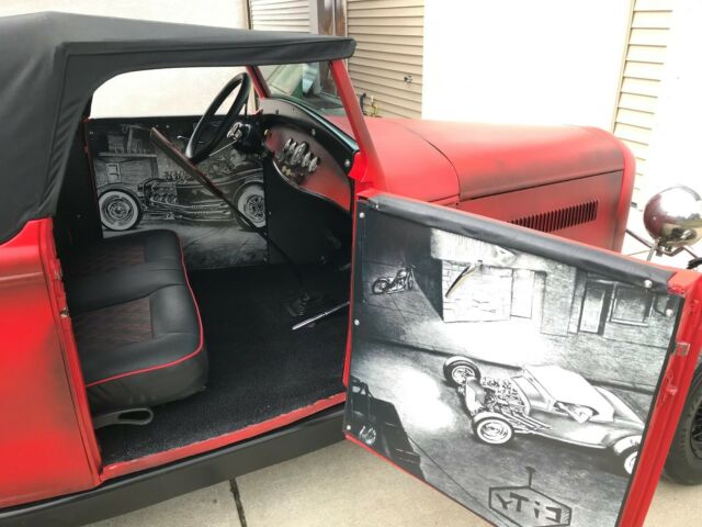 1931 Red Ford Model A Coupe