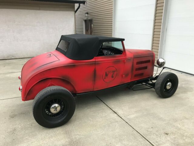 1931 Red Ford Model A Coupe