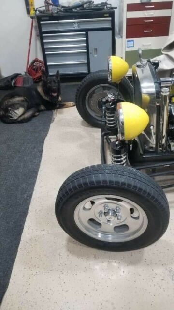 1931 Yellow Ford Model A 5 window coupe