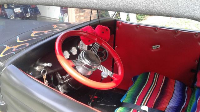 1931 Black Ford Model A Coupe