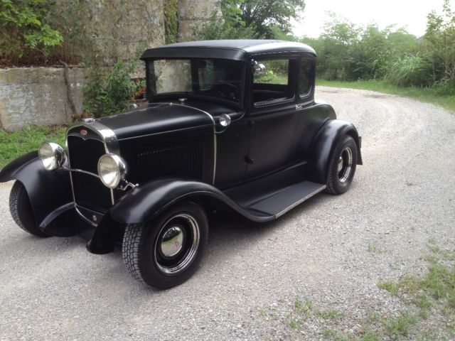 1931 Yellow Ford Model A Coupe