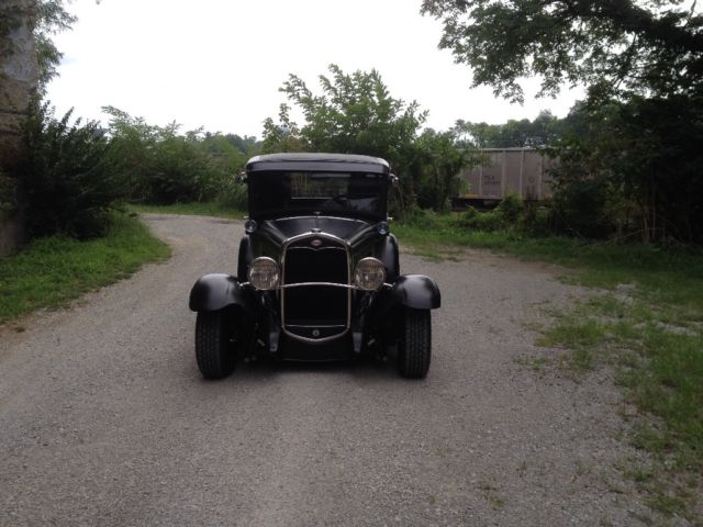 1931 Yellow Ford Model A Coupe