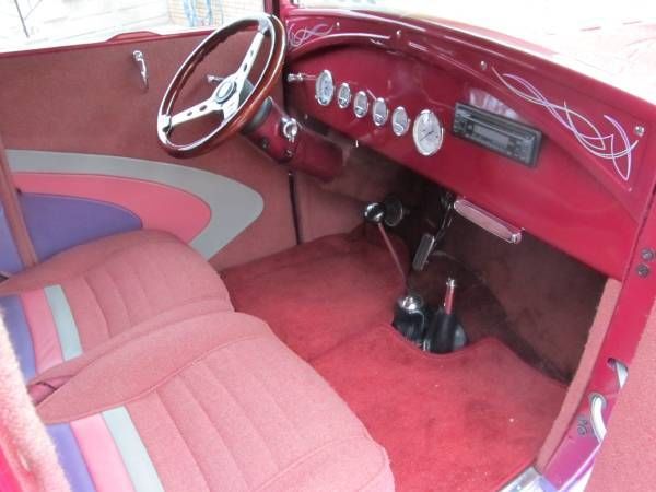 1931 Burgundy, Ford Model A Sedan