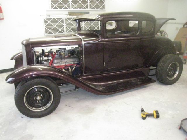 1931 Black Cherry Ford Model A Coupe