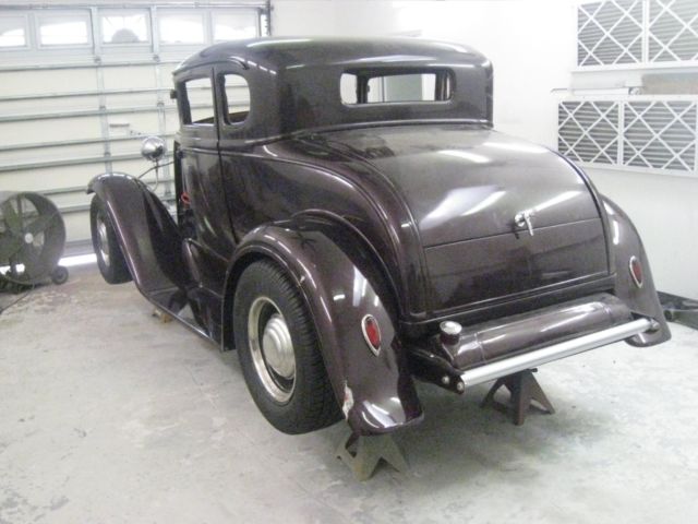 1931 Black Cherry Ford Model A Coupe