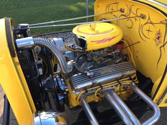 1931 Yellow Ford Model A Coupe