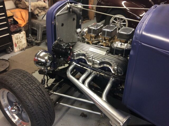 1931 Purple Ford Model A 5 window coupe