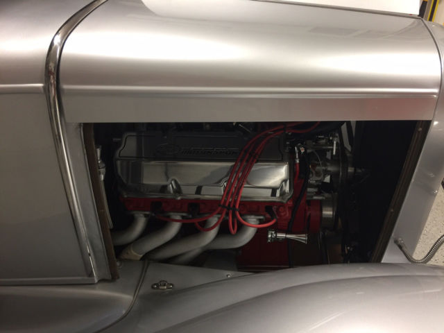 1931 silver Ford Model A Coupe