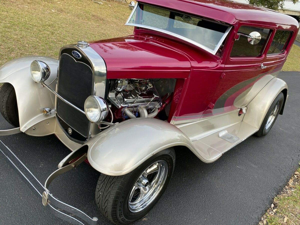 1931 Red Ford Model A Coupe