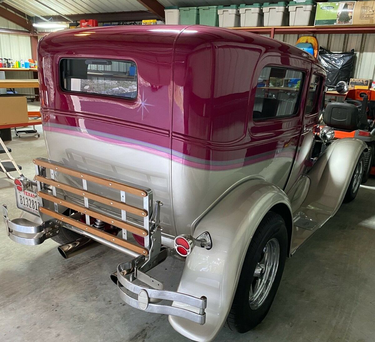 1931 Red Ford Model A Coupe