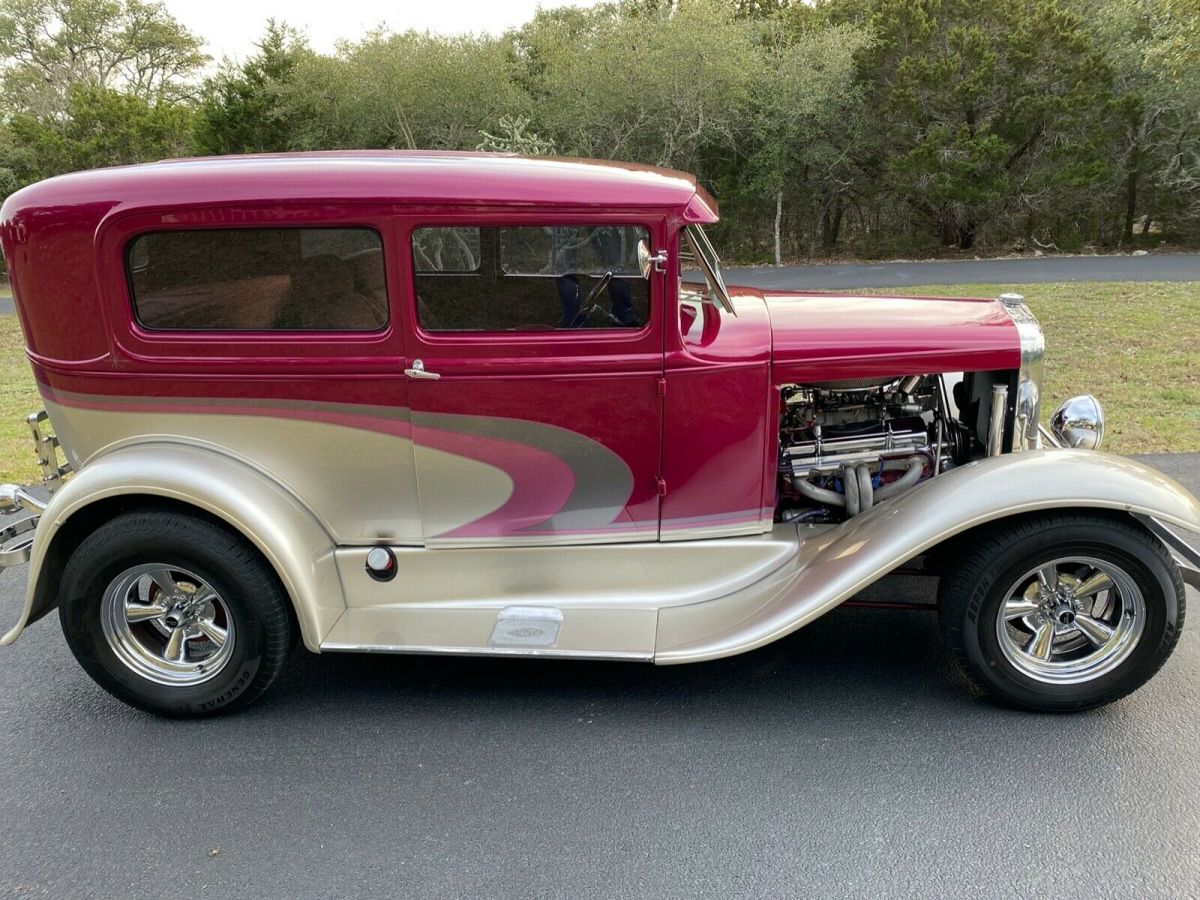 1931 Red Ford Model A Coupe